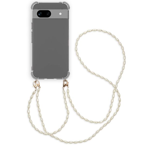 imoshion Coque avec dragonne + ﻿bracelet - Perles Google Pixel 8a - Transparent