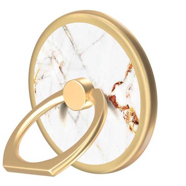 iDeal of Sweden Magnetic Ring Mount - Bague téléphone - Carrera Gold Marble