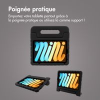 imoshion Coque kidsproof avec poignée Apple iPad Mini 7 (2024) / iPad Mini 6 (2021) - Noir