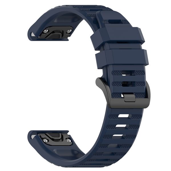 imoshion Bracelet QuickFit® Sport en silicone - Connexion Garmin Watch 22 mm - Bleu foncé