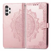 imoshion Etui de téléphone portefeuille Mandala Samsung Galaxy A13 (4G) - Rose Dorée