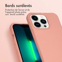 imoshion Coque de couleur avec cordon amovible iPhone 13 Pro - Peach