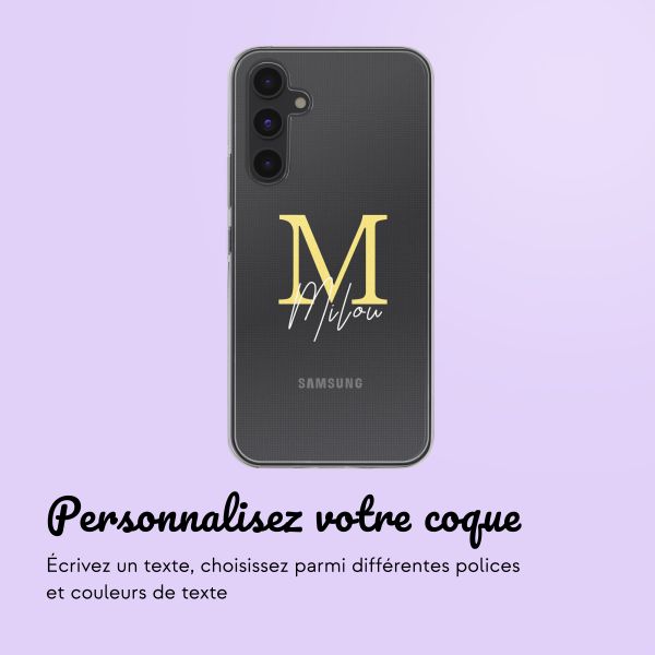 Coque avec votre propre photo et/ou texte Samsung Galaxy A54 (5G) - Letter