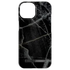 iDeal of Sweden Coque Fashion MagSafe Apple iPhone 15 - Black Thunder Marble