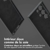 Accezz Étui de téléphone portefeuille en cuir 2-en-1 avec MagSafe Samsung Galaxy S24 Ultra - Onyx Black