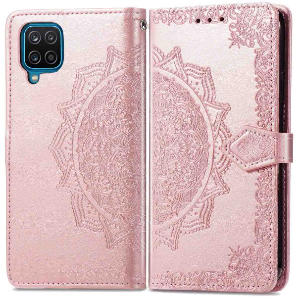 imoshion Etui de téléphone portefeuille Mandala Samsung Galaxy M22 / A22 (4G) - Rose Champagne