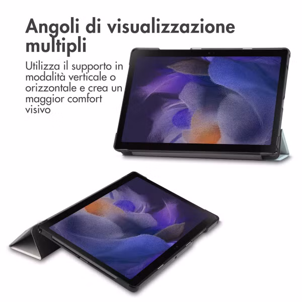 imoshion Coque tablette Design Trifold Samsung Galaxy Tab A8 - Sky