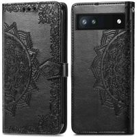 imoshion Etui de téléphone portefeuille Mandala Google Pixel 6a - Noir