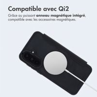 imoshion Bookcase transparente avec MagSafe Samsung Galaxy A37 (5G) - Noir
