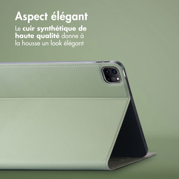 Accezz Coque tablette Classic Apple iPad Pro 12.9 (2022) / Pro 12.9 (2021) / Pro 12.9 (2020) - Vert
