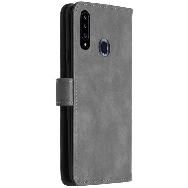 imoshion Étui de télephone portefeuille de luxe Samsung Galaxy A20s - Gris