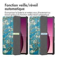 imoshion Coque tablette Design Trifold Lenovo Tab M10 5G - Green Plant