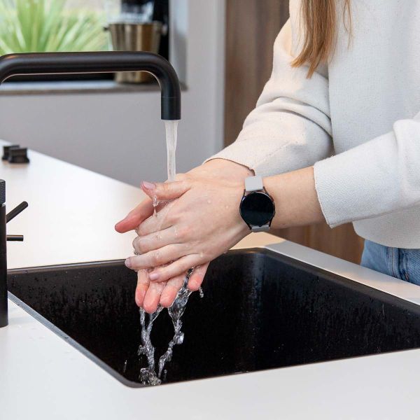 imoshion Bracelet Sport en silicone - Connexion universelle de 20 mm - Gris