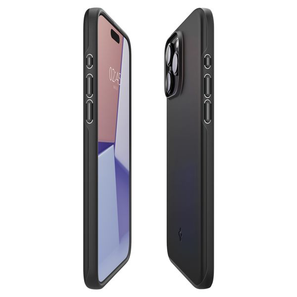 Spigen Coque Thin Fit iPhone 15 Pro - Noir