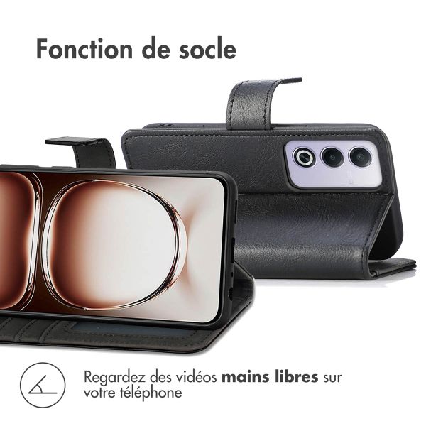 imoshion Étui de téléphone portefeuille Luxe Oppo A80 5G - Noir