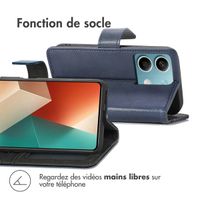 imoshion Étui de télephone portefeuille Xiaomi Redmi Note 13 (5G) - Bleu foncé