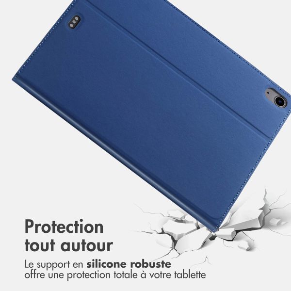 Accezz Coque tablette Classic Apple iPad Air 11 pouces (2025) M3 / (2024) M2 / Air 5 (2022) / Air 4 (2020) - Bleu foncé