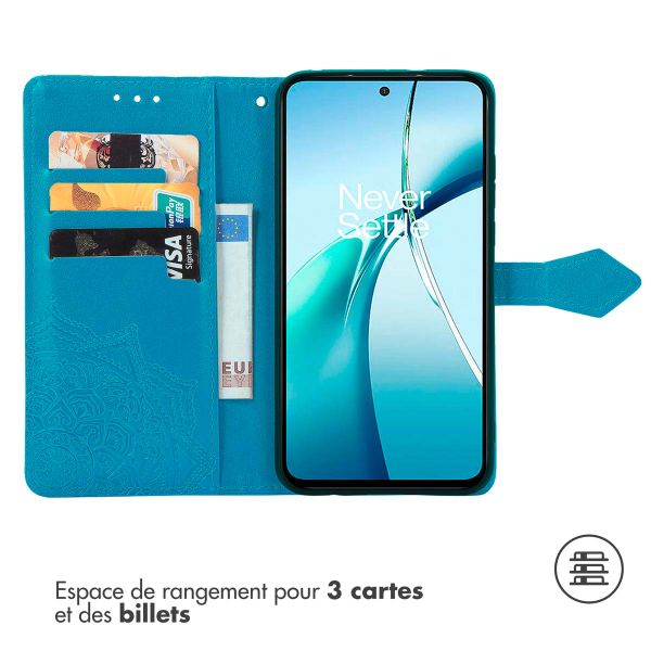 imoshion Etui de télephone Mandala OnePlus 13R - Turquoise