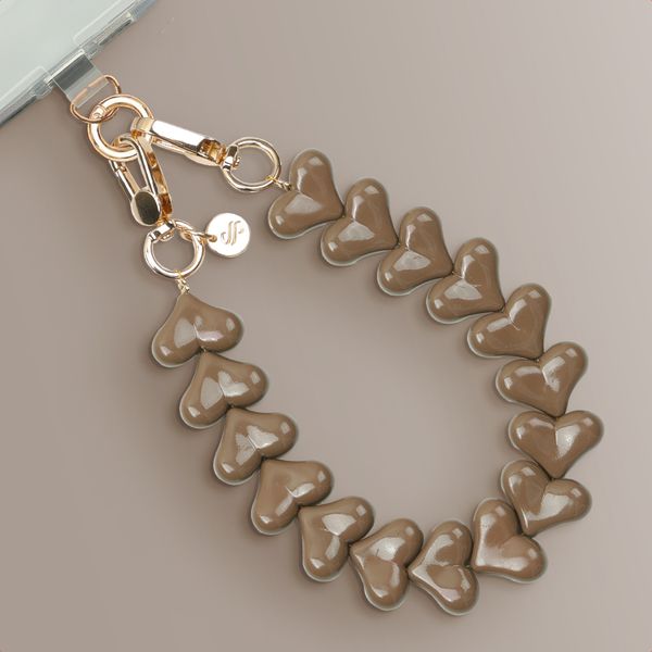 Selencia Lova Dragonne Cœur - Mocha Brown