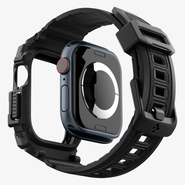 Spigen Coque Rugged Armor™ Apple Watch Series 10 - 46 mm - Noir Mat