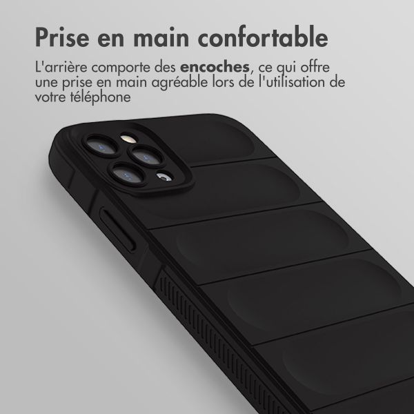 imoshion Coque arrière EasyGrip iPhone 11 Pro Max - Noir