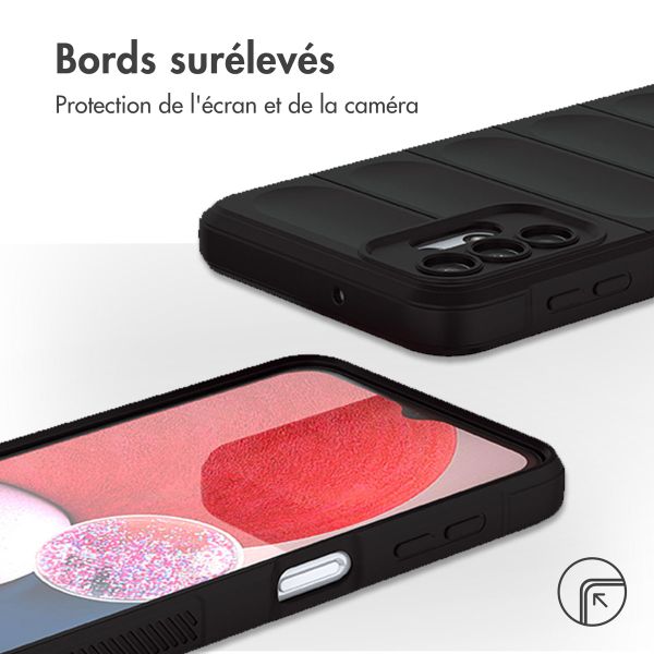 imoshion Coque arrière EasyGrip Samsung Galaxy A13 (4G) - Noir