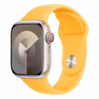 Apple Sport Band Apple Watch Series 1 á 9 / SE (38/40/41 mm) / Series 10 (42 mm) - Taille M/L - Sunshine