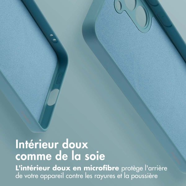 imoshion Coque Couleur avec MagSafe Samsung Galaxy S25 - Smoke Green