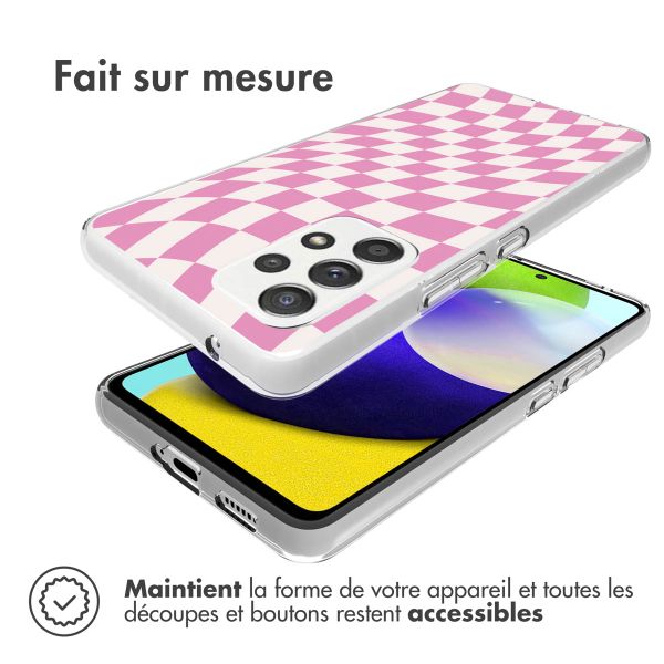 imoshion Coque Design Samsung Galaxy A53 - Retro Pink Check