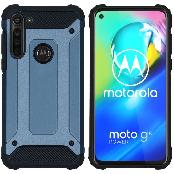 imoshion Coque Rugged Xtreme Motorola Moto G8 Power - Bleu foncé