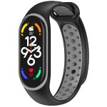 imoshion Bracelet sportif en silicone Xiaomi Mi Band 7 - Noir / Gris