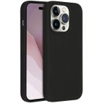 Accezz Coque Liquid Silicone pour l'iPhone 14 Pro - Noir