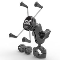 RAM Mounts X-Grip® avec Torque montage sur guidon Support de téléphone vélo/moto/scooter - Universel - Grand - Noir