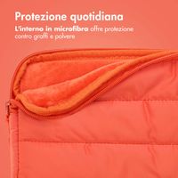 imoshion Pochette ordinateur Puffer 13-14 pouces - Apricot Crush Orange