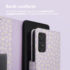 imoshion Étui de télephone portefeuille Design Samsung Galaxy A53 - White Daisy