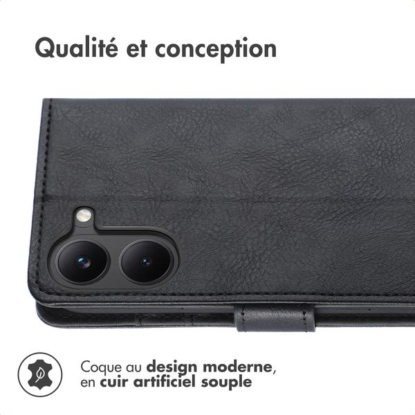 imoshion Étui de télephone portefeuille de luxe Xiaomi Poco X8 Pro - Noir