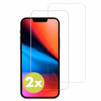 Accezz Protection d'écran en verre trempé 2-pack iPhone 13 Pro Max / 14 Plus