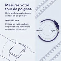 imoshion Bracelet silicone Fitbit Luxe - Blanc