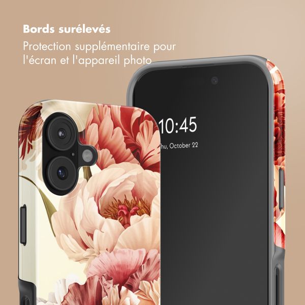 Selencia Coque arrière Vivid Apple iPhone 17 - Vintage Peony