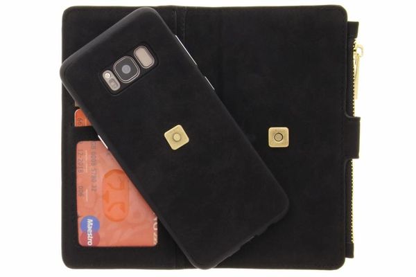 Porte-monnaie de luxe Samsung Galaxy S8 - Noir