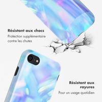 Selencia Coque arrière Vivid Tough iPhone SE (2022 / 2020) / 8 / 7 - Holographic Blue Dream