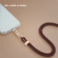 Selencia Cordon de téléphone universel - Terracotta