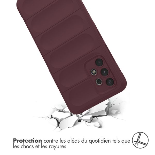 imoshion Coque arrière EasyGrip Samsung Galaxy A32 (4G) - Aubergine