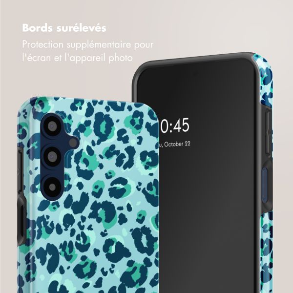 Selencia Coque arrière Vivid Tough Samsung Galaxy A16 - Wild Spots Light Blue