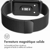 imoshion Bracelet magnétique milanais Samsung Galaxy Fit 3 - Noir