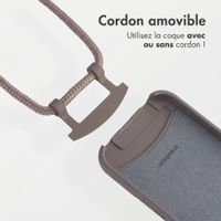 imoshion Coque arrière Color avec cordon amovible et MagSafe Samsung Galaxy S26 Ultra - Black Coffee