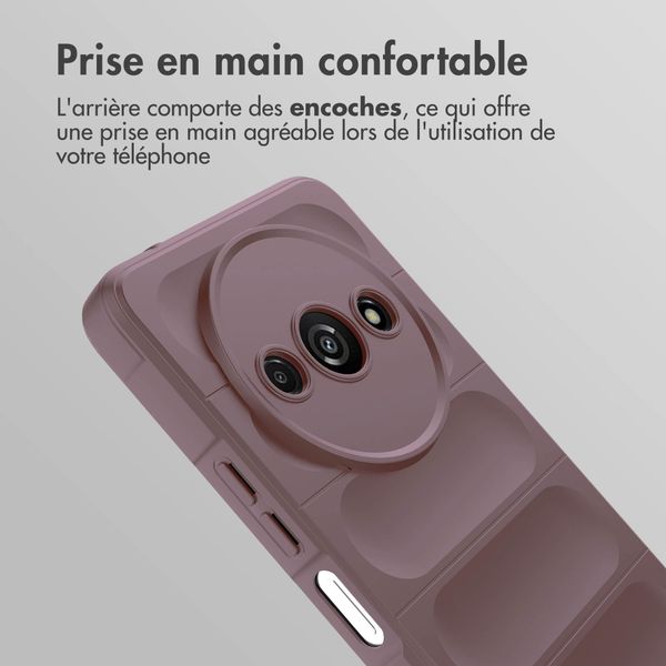 imoshion EasyGrip Backcover Xiaomi Redmi A3 - Aubergine