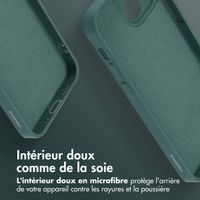 imoshion Coque Couleur avec MagSafe Apple iPhone 13 Mini - Vert foncé