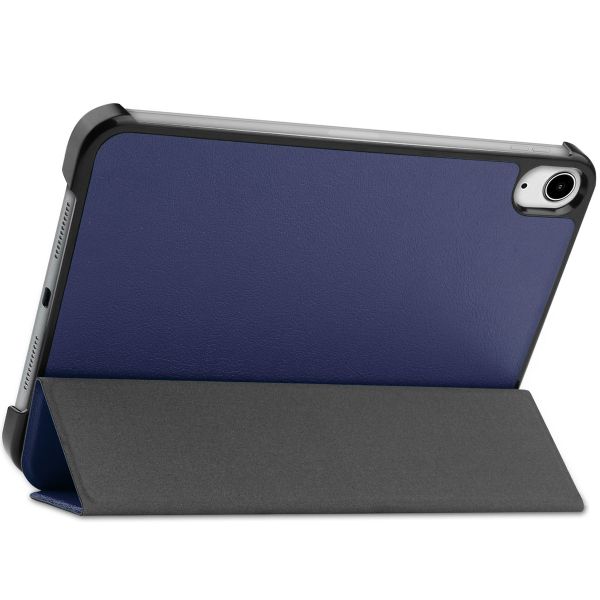 imoshion Coque tablette Trifold Apple iPad Mini 7 (2024) / iPad Mini 6 (2021) - Bleu foncé