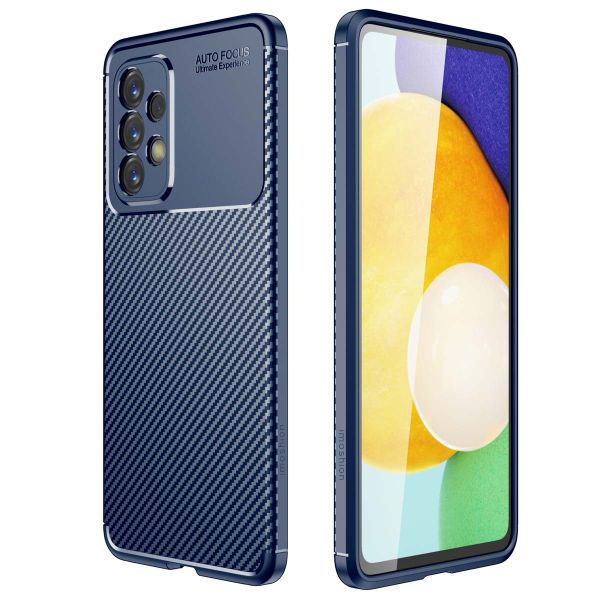 imoshion Coque silicone Carbon Samsung Galaxy A33 - Bleu